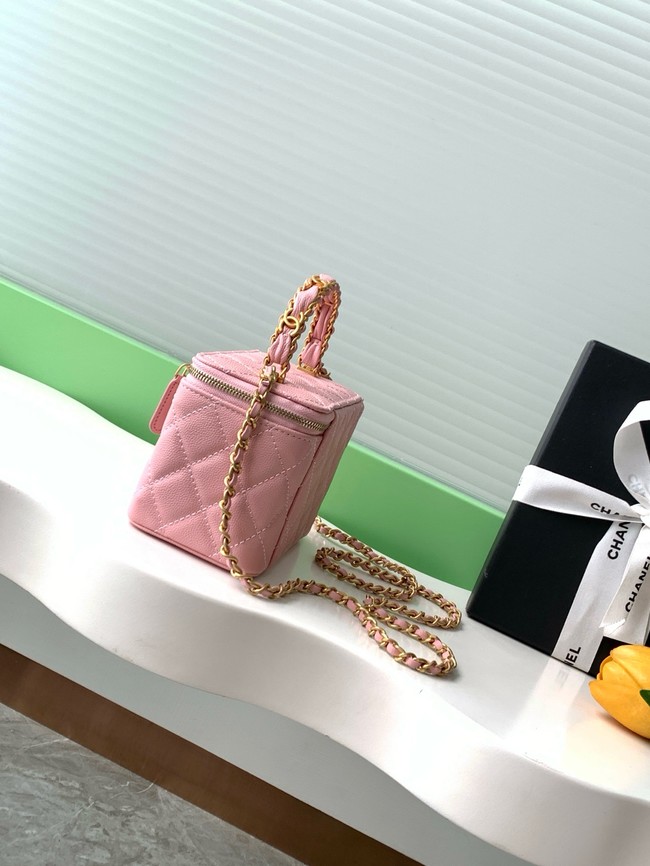 CHANEL Classic Small Vanity with Chain AP4799 pink