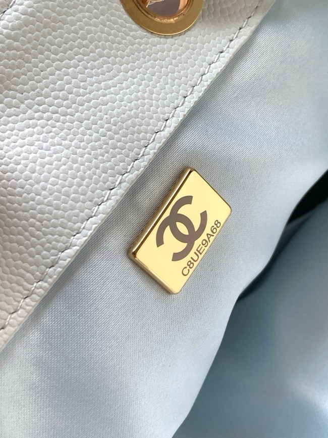 CHANEL 25 Medium Handbag AS5311 light blue