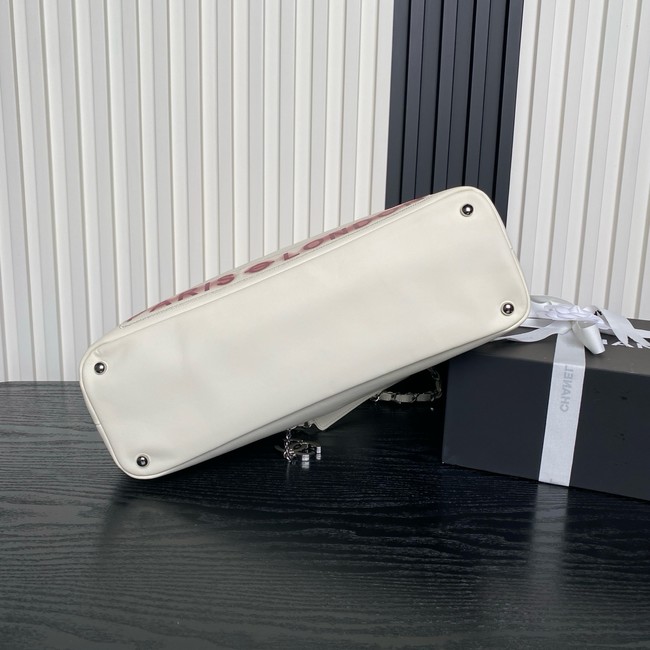 CHANEL Lambskin Shoulder Bags 9902 white&pink