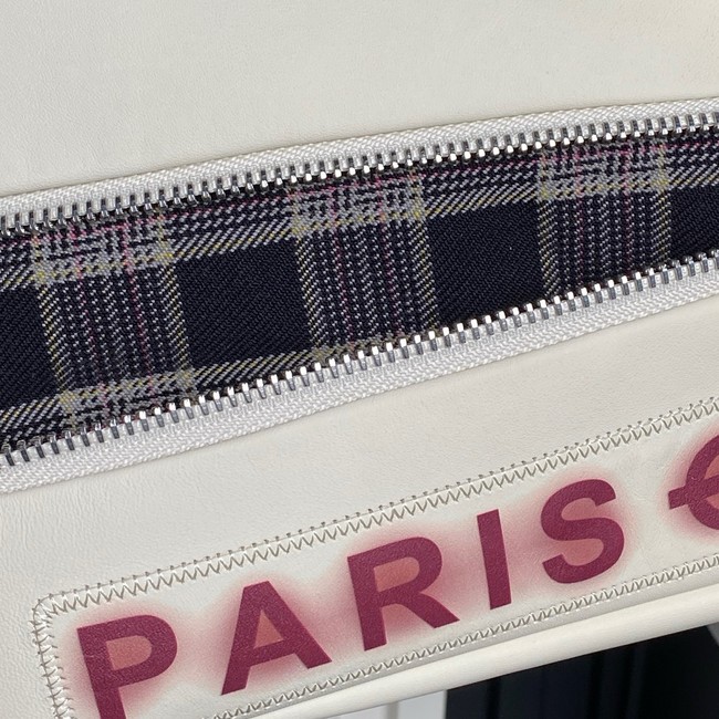 CHANEL Lambskin Shoulder Bags 9902 white&pink