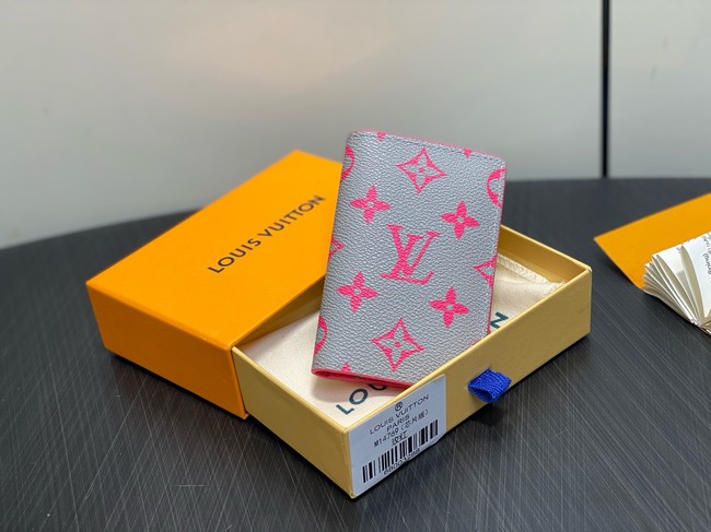 Louis Vuitton Pocket Organizer M15027 Gray&Pink