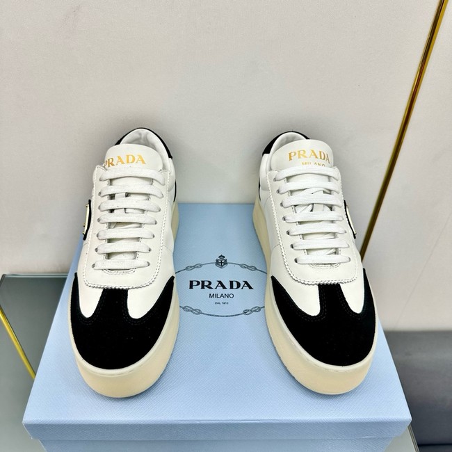 Prada Downtown Bold leather sneakers 45031-2