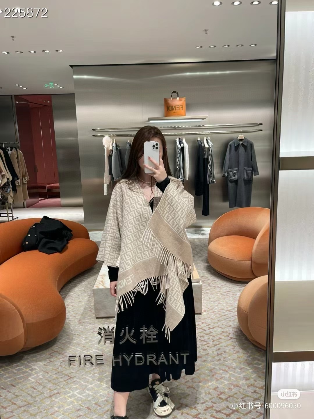 Fendi Cape Double-sided cashmere FDC35922