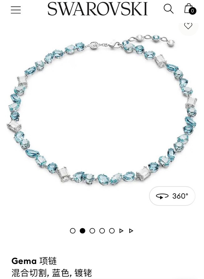 Swarovski necklace&Bracelet CE81096