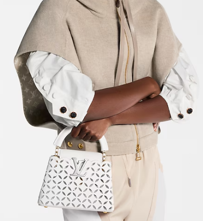 Louis Vuitton Capucines Mini M25497 Lily White