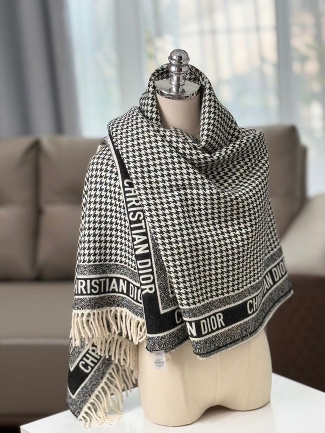 Dior Oblique Poncho Cashmere 21DOB10