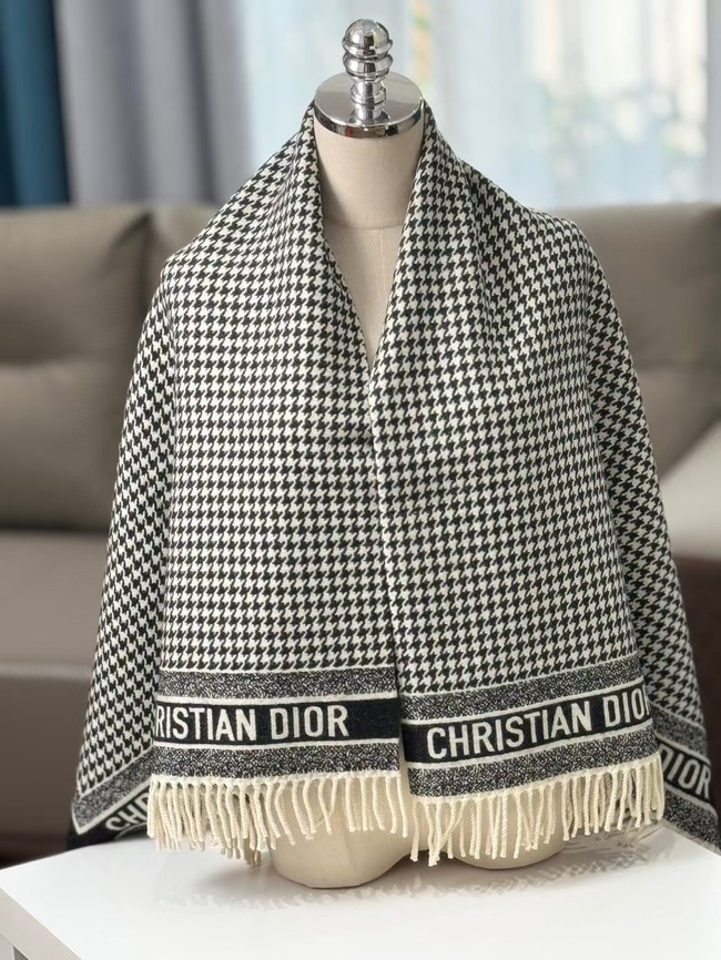 Dior Oblique Poncho Cashmere 21DOB10