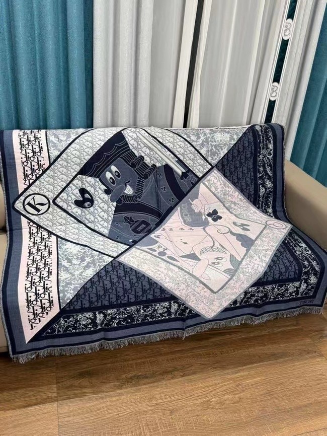 Dior Oblique Poncho Cashmere 21DOB9