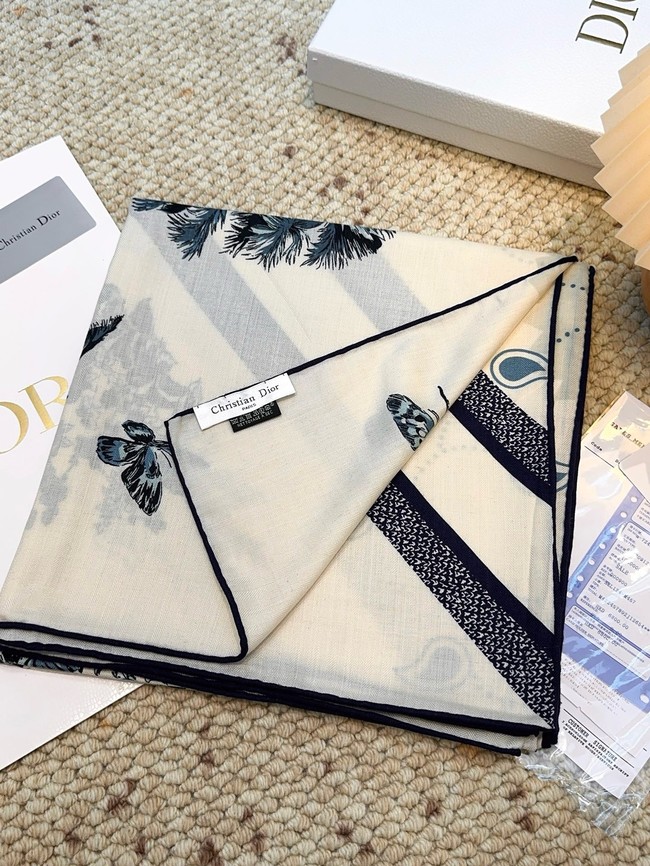 Dior Square Scarf Silk Jacquard XT270