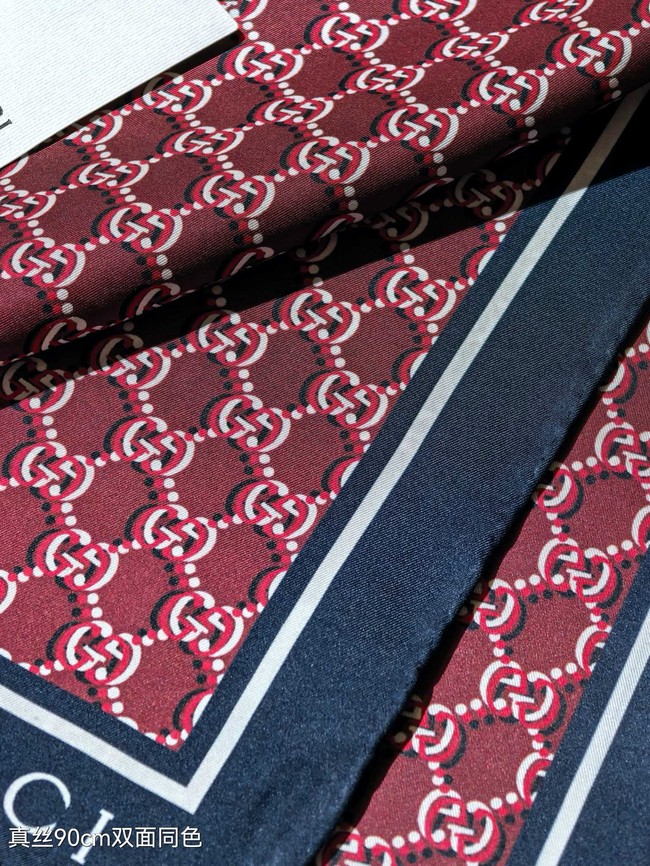 Gucci Square Scarf Silk Jacquard XT2892