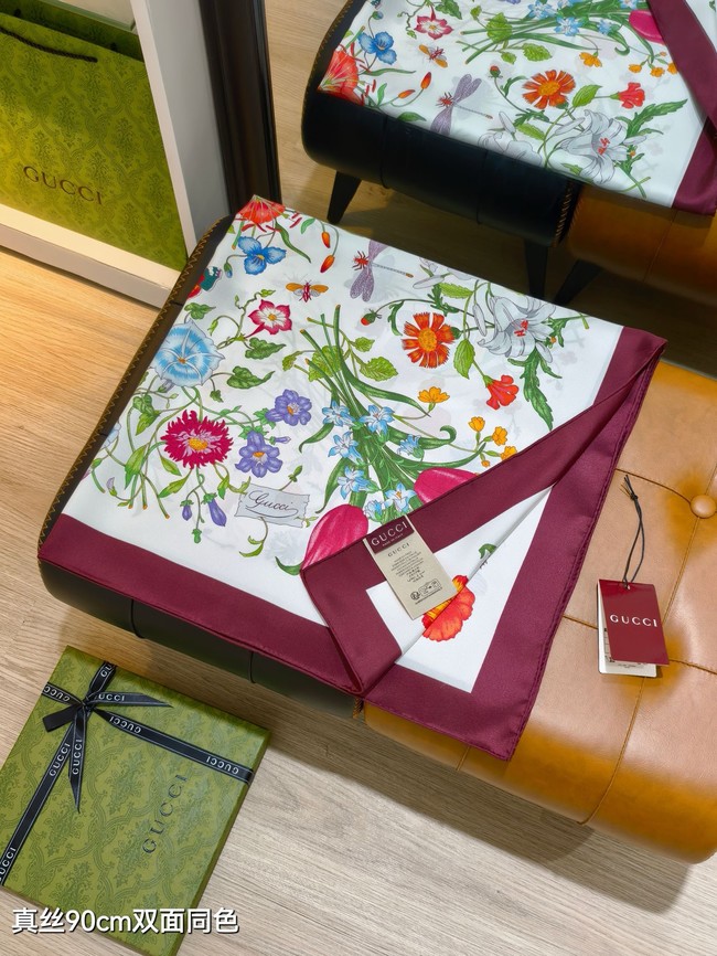 Gucci Shawl Cashmere and Silk Jacquard KY116