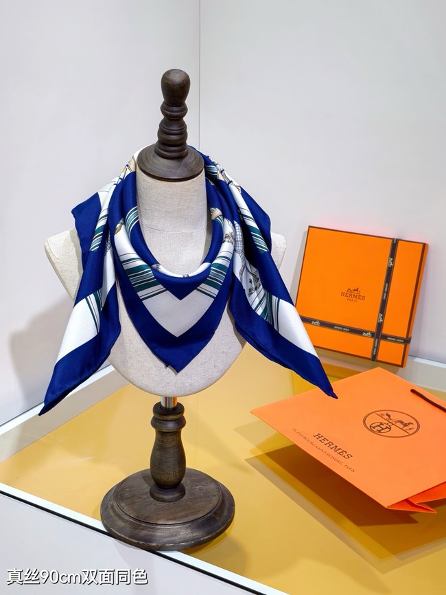 Hermes Shawl Cashmere and Silk Jacquard KY096