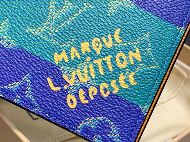 Louis Vuitton Multiple Wallet M26795 blue