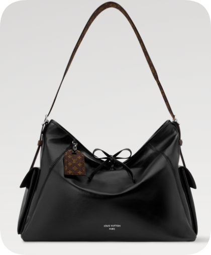 Louis Vuitton Carry All Travel Bag M15175 black