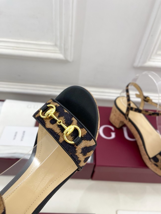 Gucci Womens Horsebit flatform sandal 45096-1