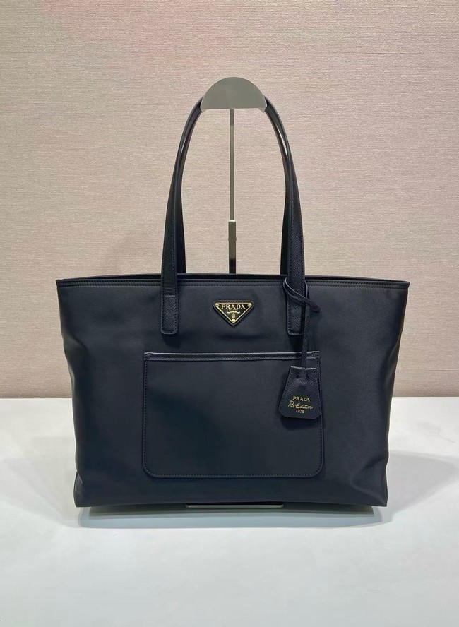 Prada Re-Edition 1978 medium Re-Nylon and Saffiano leather tote bag 1BG555 black