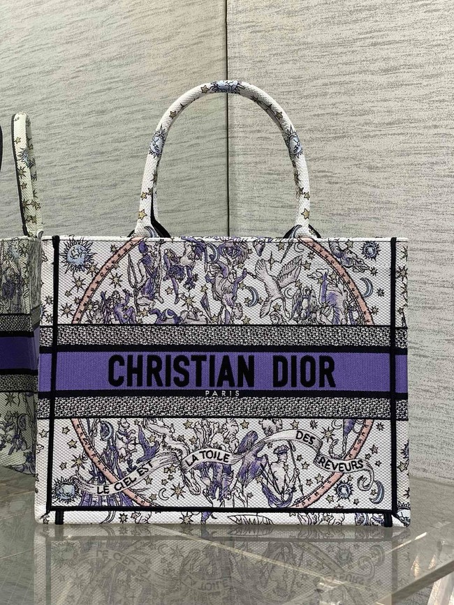 Dioriviera Medium Dior Book Tote Embroidery M1296ZEZG-3