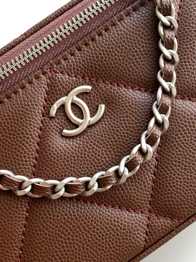 Chanel Long Vanity with chain AP4933 brown