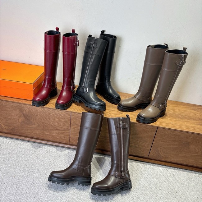 Hermes Calfskin High Boot 45108-2