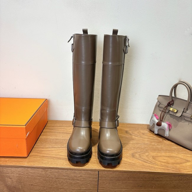 Hermes Calfskin High Boot 45108-3