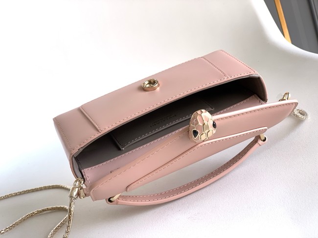 Bvlgari Serpenti Forever leather crossbody bag 289688 pink