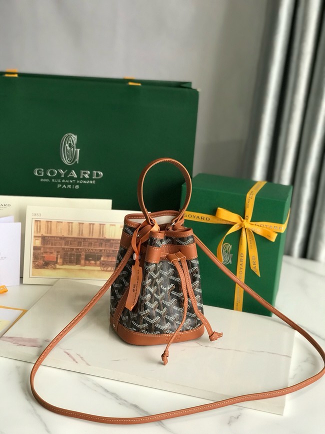 Goyard petit flot drawstring Bag MINI 20251 black&brown