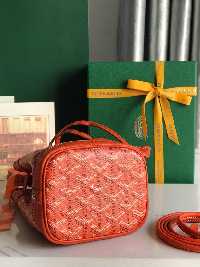 Goyard petit flot drawstring Bag MINI 20251 orange