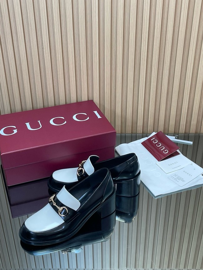 Gucci Womens heeled loafer with Horsebit 45109-1