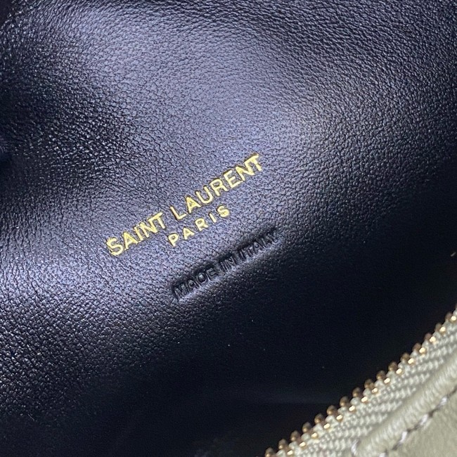 Saint Laurent ICARINO in quilted nappa 851689 light green