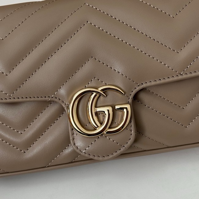 Gucci GG Marmont small shoulder bag 751526 Dusty pink