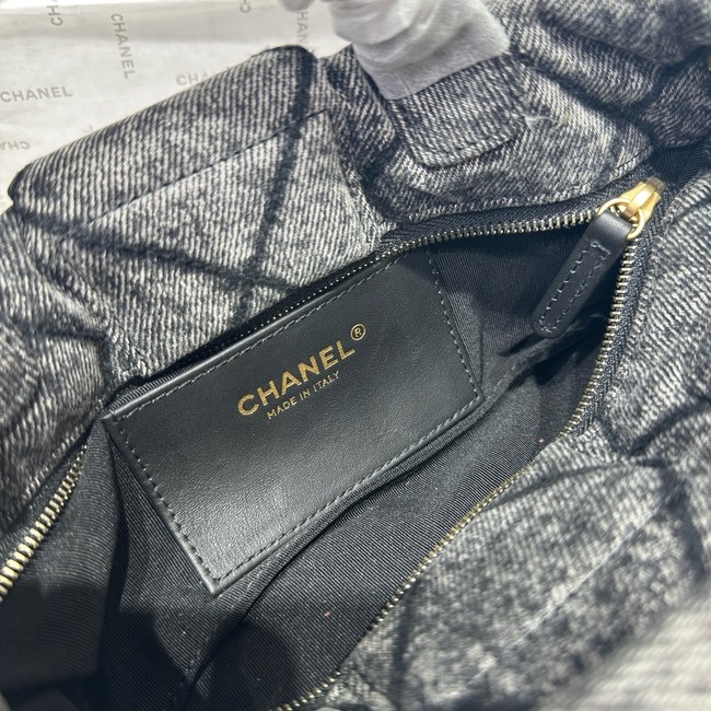 Chanel Denim Mini Bow Bag AS5849 black