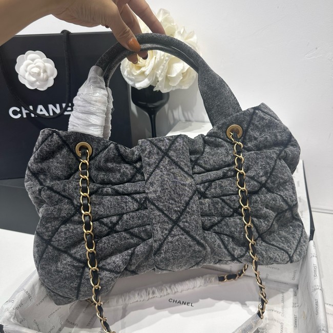 Chanel Denim Bow bag AS5851 black