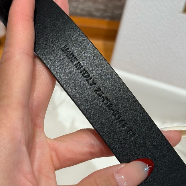 Dior Saddle Belt Smooth Calfskin B0445C-3