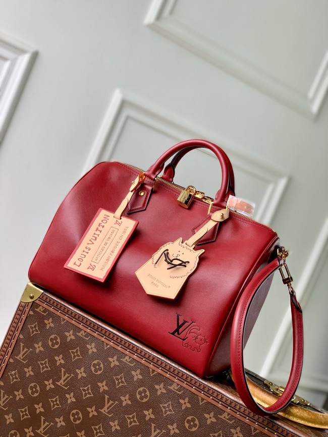 Louis Vuitton Speedy Soft 30 M25766 Plum