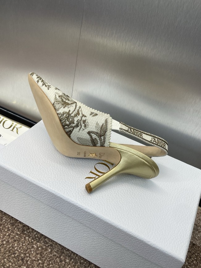 JAdior Slingback Pump Cotton Embroidered KCP867DQ-2