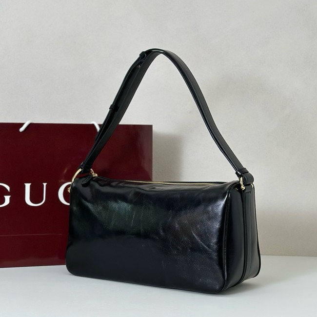 Gucci Half Horsebit large shoulder bag 862530 black