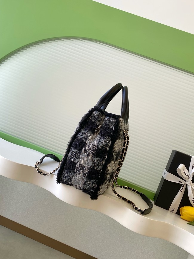CHANEL Shopping Bag AS5688 Black & Grey