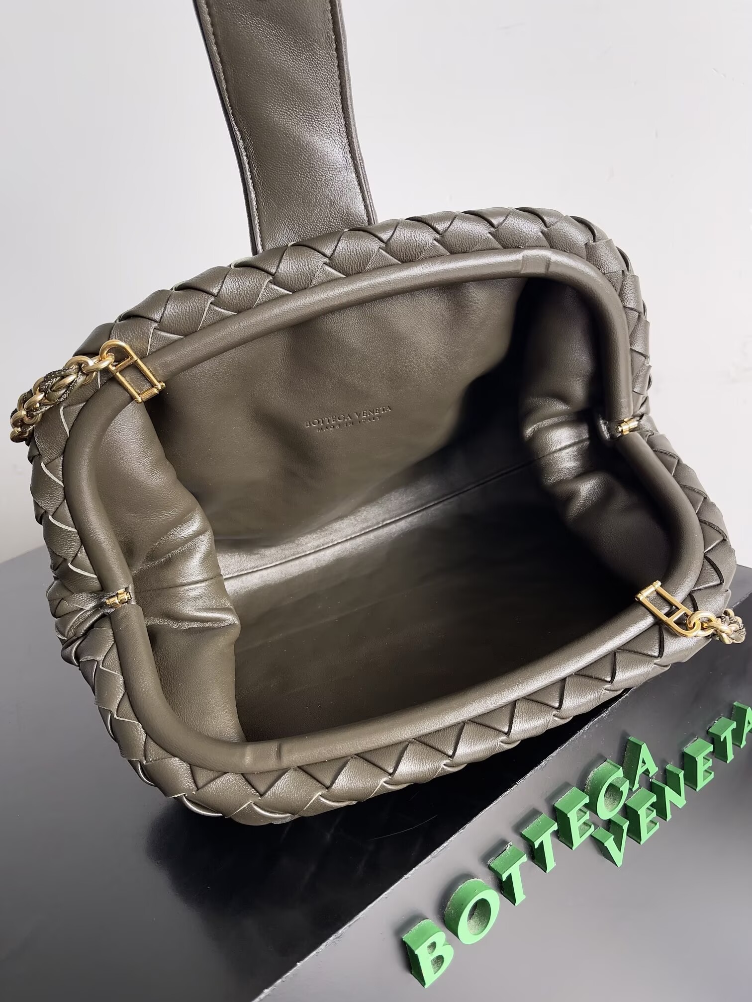 Bottega Veneta Lauren 1980 785807 Khaki Green