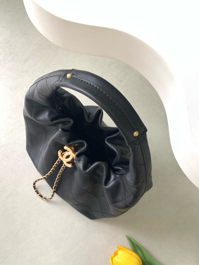 CHANEL Hobo Handbag AS5976 black