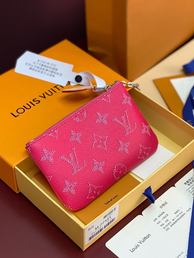 Louis Vuitton NEW Key Pouch S M27141 rose