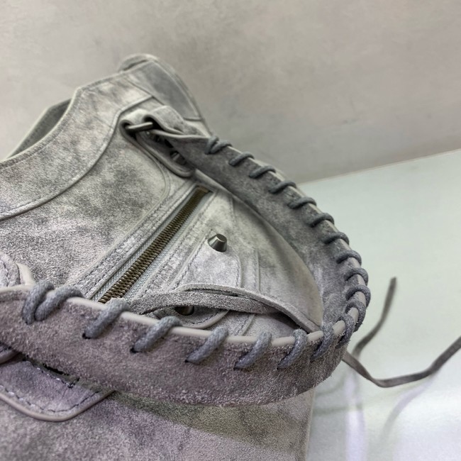Balenciaga Le City medium suede tote bag 230582 gray