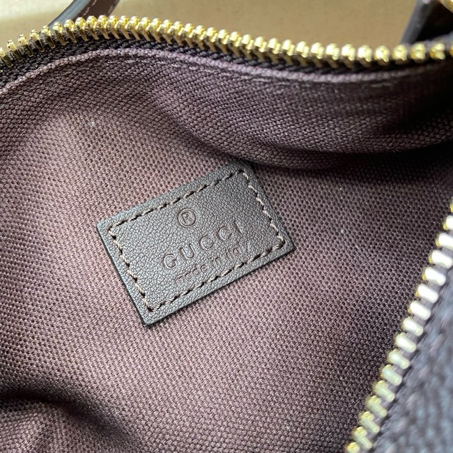 Gucci Half Horsebit mini bag 860784 dark brown