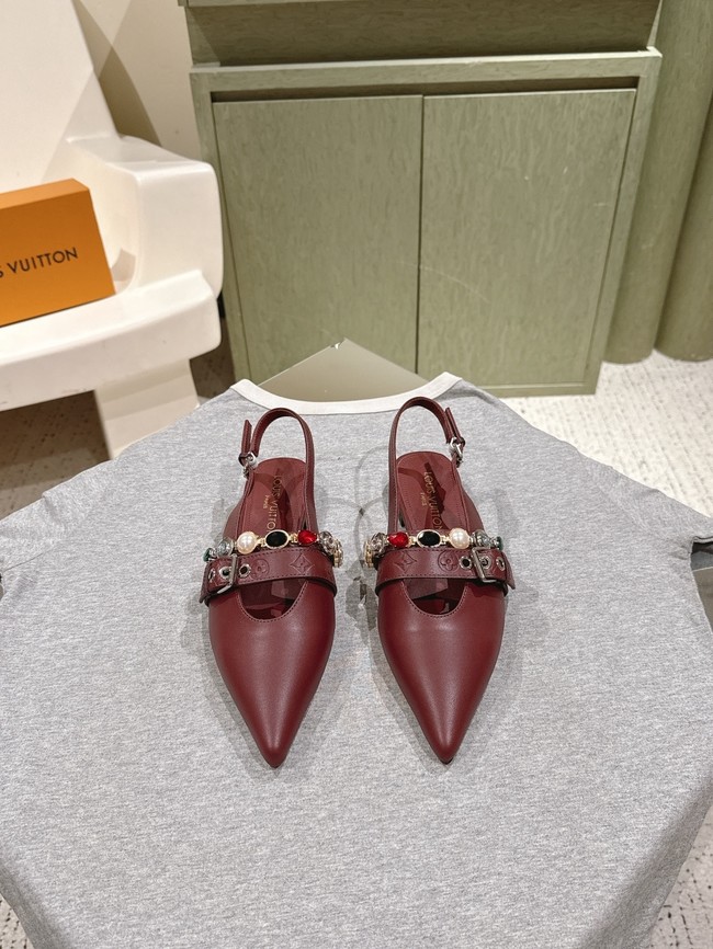 Louis Vuitton LV Vibe Slingback Flat Ballerina 1AHNAN-3