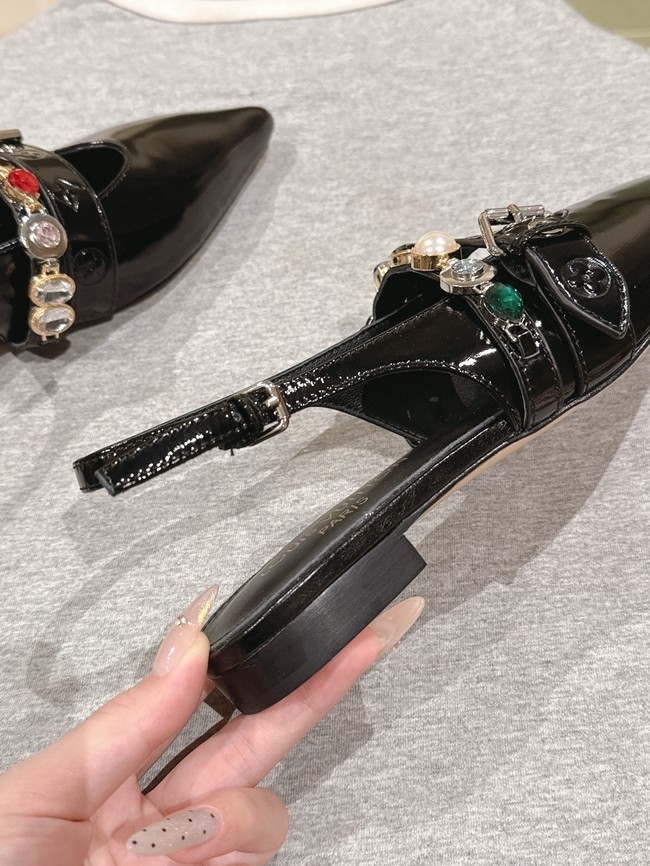 Louis Vuitton LV Vibe Slingback Flat Ballerina 1AHNAN-4