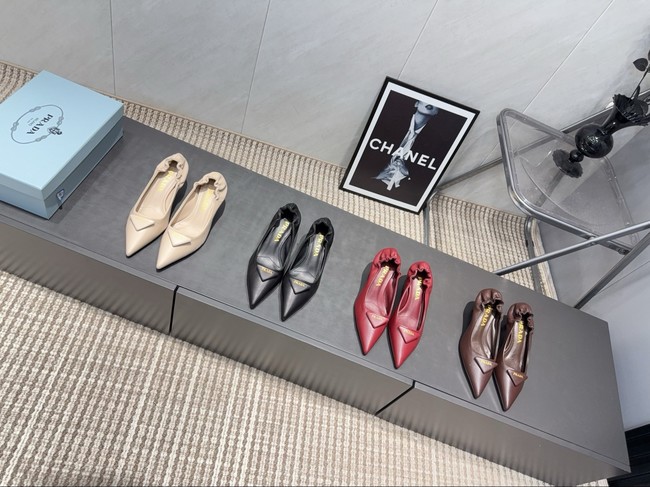 Prada Mordore leather pumps 87221-5