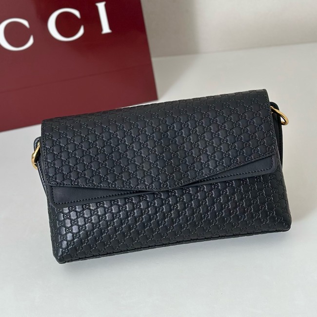 GUCCI Medium shoulder bag with chain 857622 black