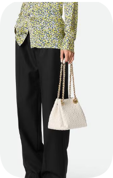 Bottega Veneta Small Parachute Chain 817175 Chalk