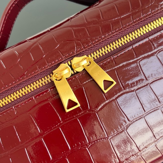Bottega Veneta Bang Bang Crocodile skin 789109 red