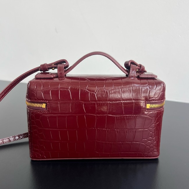 Bottega Veneta Bang Bang Crocodile skin 789109 red