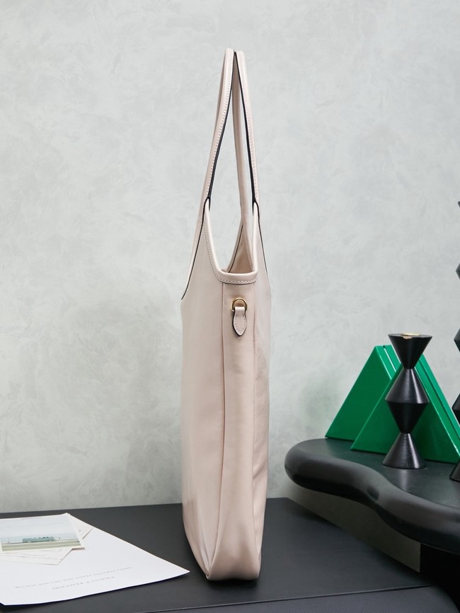 MIUMIU IVY leather handbag 5GB231 Cream